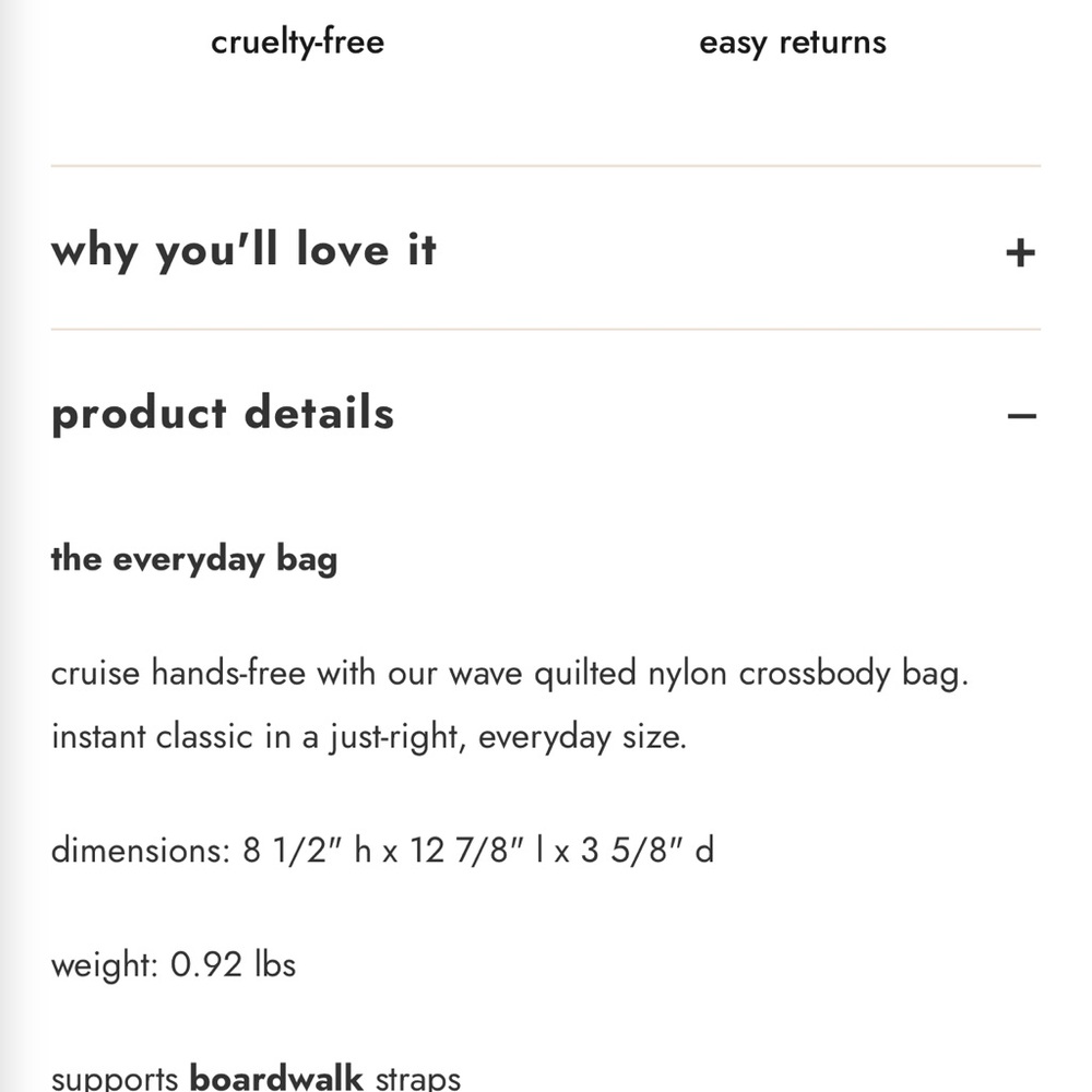Stylish Quilted Crossbody Bag - Black - Picture 2 of 5
